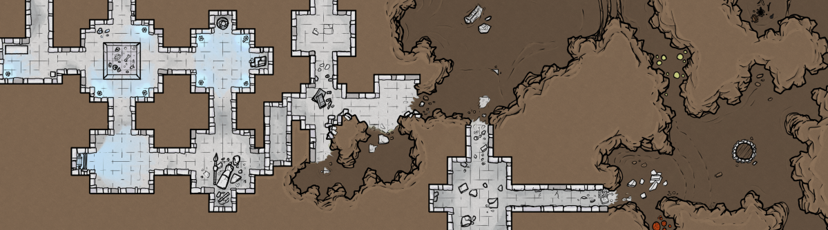Dungeon Map: Spiritlight Tunnels